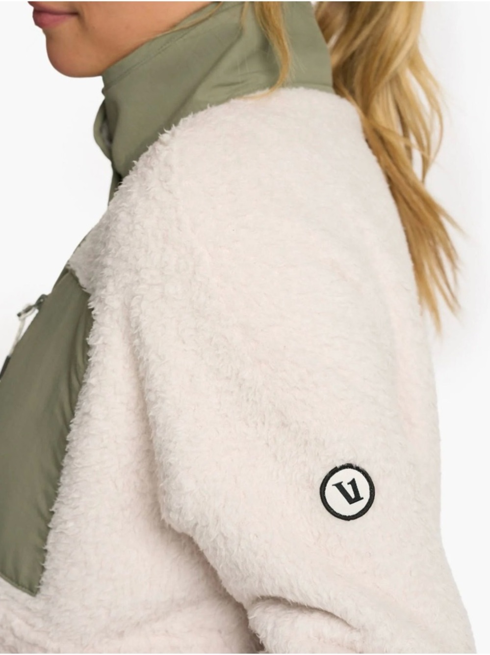 VUORI Cozy Popover Sherpa Size Large - Picture 3 of 9